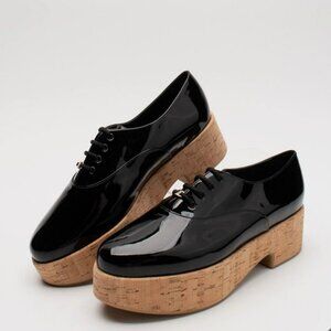 Salvatore Ferragamo Patent Platform Loafers